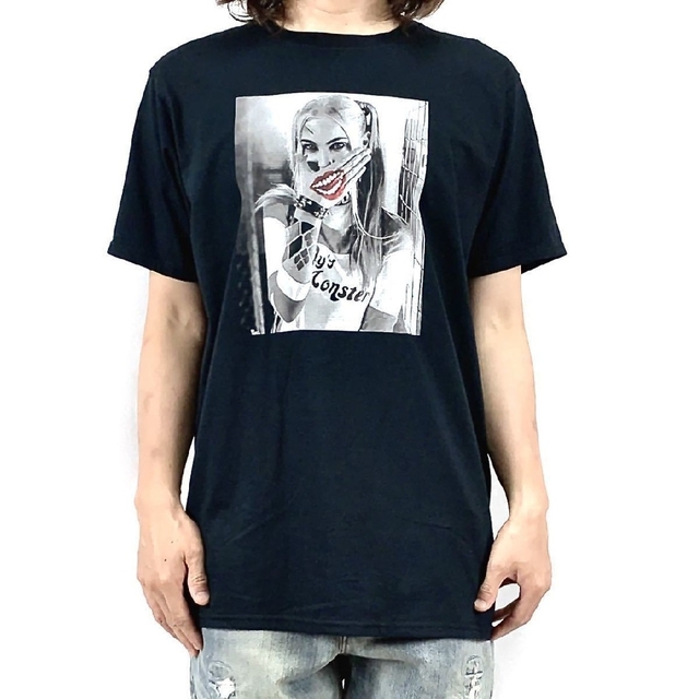 新品 ハーレイクイン JOKER マウス ハンド ハロウィンコスプレ Tシャツ