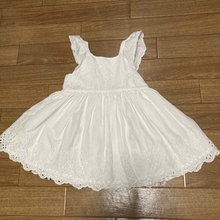 ベビーギャップ(babyGAP)の白　ワンピース　ドレス(ワンピース)
