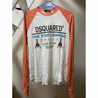 ディースクエアード(DSQUARED2)の［再値下げ］Dsquared2 ラグラン ロンT イタリア製 Mサイズ(Tシャツ/カットソー(七分/長袖))