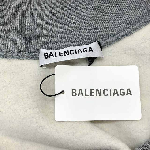 Balenciaga(バレンシアガ)の5858 未使用 バレンシアガ コットン 裏起毛 スウェット グレー レディースのトップス(トレーナー/スウェット)の商品写真