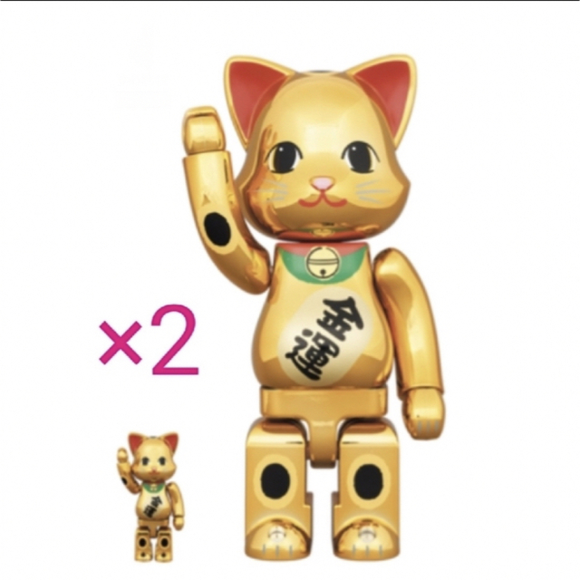 NY@BRICK ニャーブリック 招き猫 金運 金メッキ 100% & 400% NY@BRICK ニャーブリック 招き猫 金運 金メッキ 100% & 400%