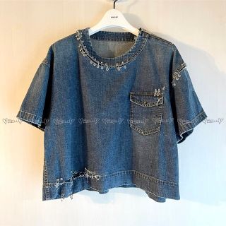 サカイ(sacai)の♡sold♡サカイ♡2022リゾート♡ピアスプルオーバー♡(シャツ/ブラウス(半袖/袖なし))