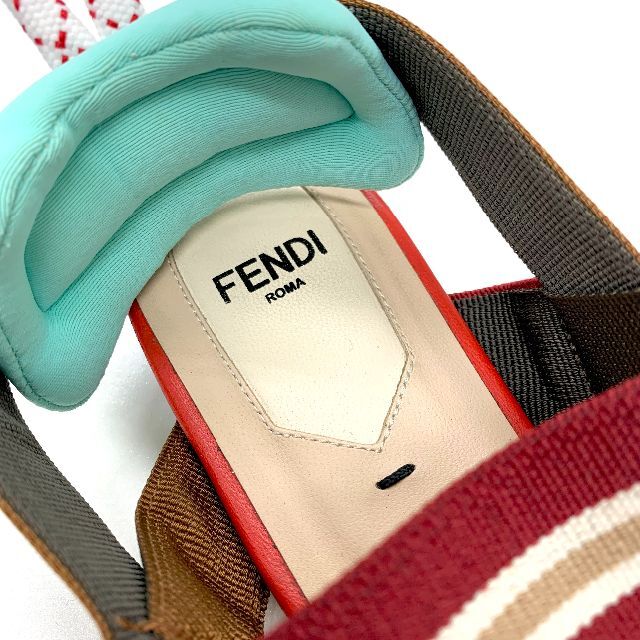 FENDI(フェンディ)の5893 フェンディ コリブリ メッシュ スリングバック フラットパンプス レディースの靴/シューズ(ハイヒール/パンプス)の商品写真