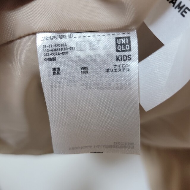 UNIQLO(ユニクロ)のユニクロ　キッズトレンチコート キッズ/ベビー/マタニティのキッズ服女の子用(90cm~)(コート)の商品写真