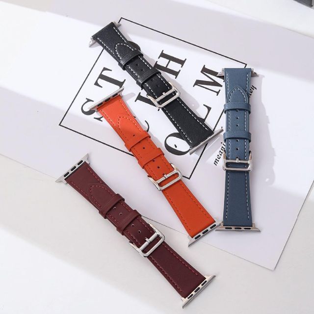 【2本セット】Apple Watch ベルト 交換用バンド 時計ベルト 黒と茶色 レディースのファッション小物(腕時計)の商品写真