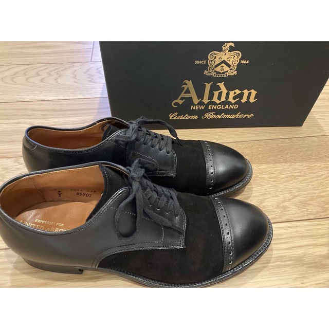 Alden オールデン キャップトゥ コンビ  US7.0 25cm 極美品 2