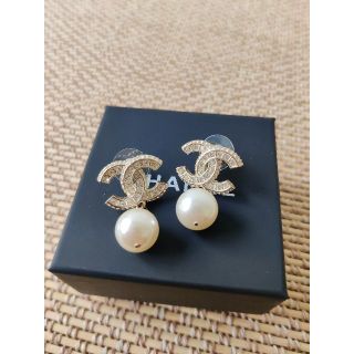 2点 シャネル パール ロング ピアス | labiela.com