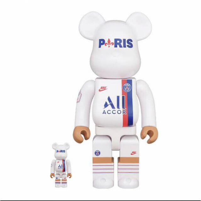 BE@RBRICK(ベアブリック)の新品！BE＠RBRICK 100% & 400% PARIS SAINT エンタメ/ホビーのフィギュア(その他)の商品写真