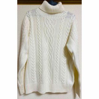 【中古品】セーター メンズ タートルネック 冬服 厚手(ニット/セーター)