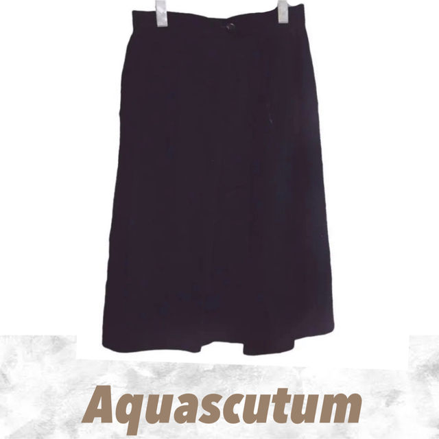 AQUA SCUTUM - Aquascutum ひざ丈 スーツ スカート 9号 オフィスの通販 ...