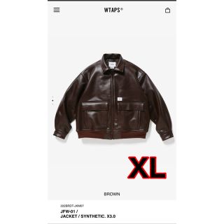 W)taps - WTAPS JFW-01 synthetic XL フライトジャケットの通販 by