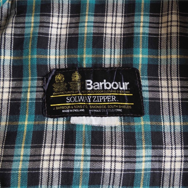 Barbour(バーブァー)の2ワラント Solway Zipper ソルウェイジッパー 80's メンズのジャケット/アウター(カバーオール)の商品写真