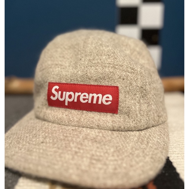 Supreme - 希少12AW Supreme Harris Tweed Camp Capの通販 by used