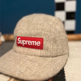 シュプリーム(Supreme)の希少12AW Supreme Harris Tweed Camp Cap(キャップ)