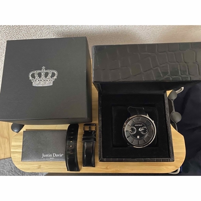 【希少!!】 ジャスティンデイビス 美品 - Davis Justin justin 腕時計 清春 davis 腕時計(アナログ)