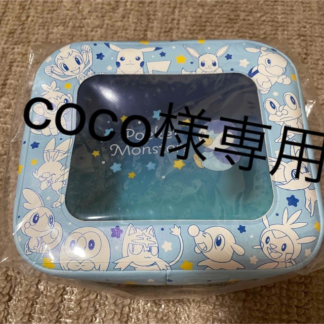 ポケモン(ポケモン)の新品未使用!ポケモンポーチギフト ポッチャマ 青 ブルー ハート ハンドメイドのファッション小物(ポーチ)の商品写真