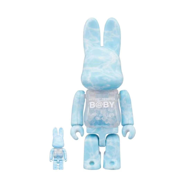 BE@RBRICK(ベアブリック)のMY FIRST B@BY WATER CREST 100％ & 400％セット エンタメ/ホビーのフィギュア(その他)の商品写真