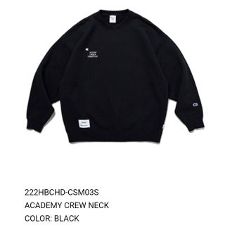 ダブルタップス(W)taps)のXL 即発送 WTAPS CHAMPION ACADEMY CREW NECK(スウェット)