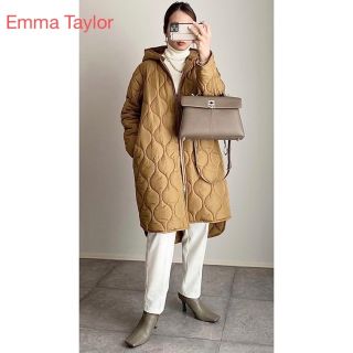 エマテイラー(Emma Taylor)の【撥水・防汚加工】美シルエット3wayキルティングフードコート(ロングコート)