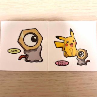 ポケモン(ポケモン)のポケモン　デコキャラシール　  サンムーン  アローラ　メルタン　ピカチュウ(キャラクターグッズ)