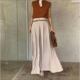 アメリヴィンテージ(Ameri VINTAGE)のameri vintage SELINA SUSPENDER SKIRT(ロングスカート)