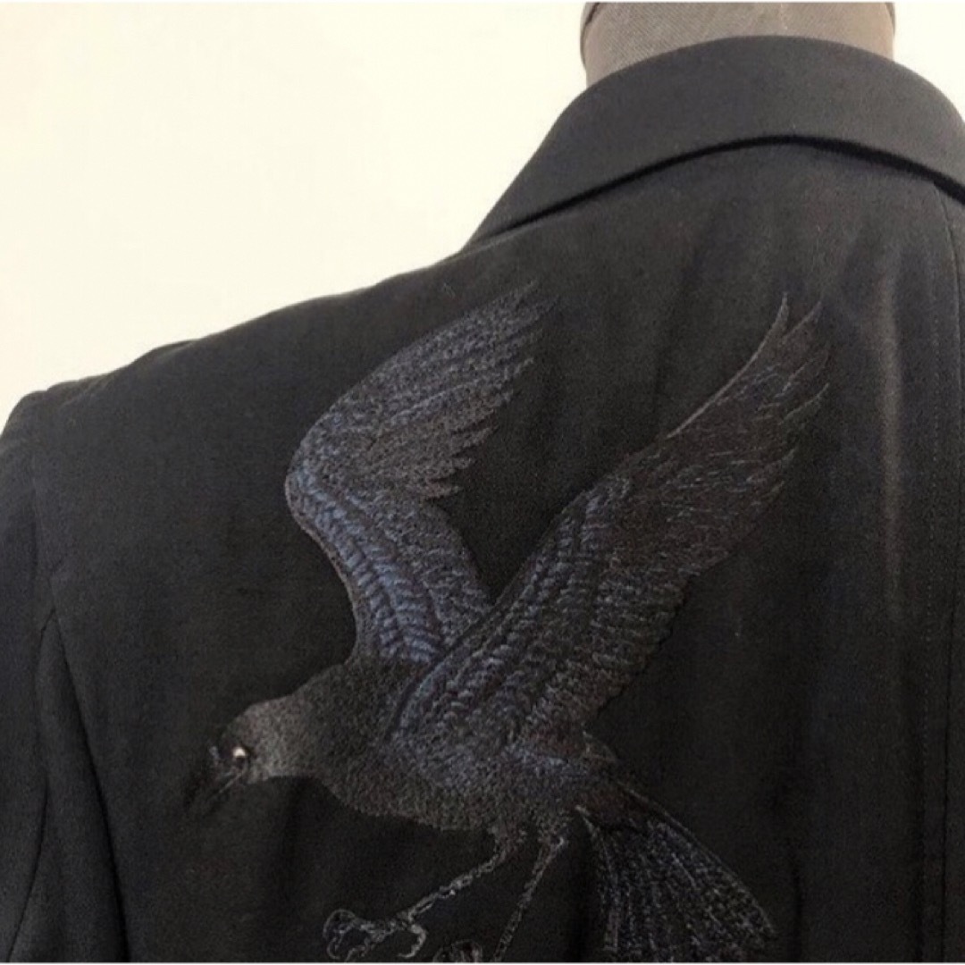 Yohji Yamamoto - ヨウジヤマモト プールオム 11aw カラス抜染 復刻 黒