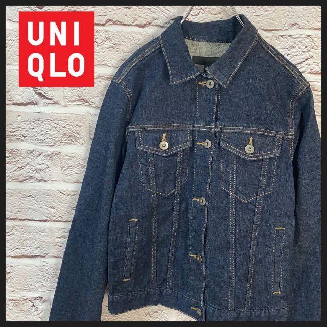 UNIQLO(ユニクロ)のUNIQLO デニムジャケット　Gジャン メンズ　レディース　[ M ] レディースのジャケット/アウター(Gジャン/デニムジャケット)の商品写真