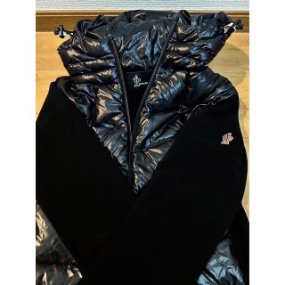 モンクレール(MONCLER)のMONCLER ダウンニット ジップパーカー(ダウンジャケット)