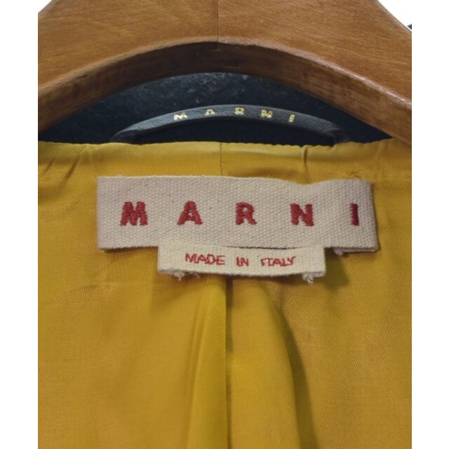 Marni(マルニ)のMARNI マルニ ピーコート 40(M位) 黒 【古着】【中古】 レディースのジャケット/アウター(ピーコート)の商品写真