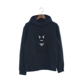 アルマーニ(Emporio Armani) パーカー(メンズ)（ブラック/黒色系）の