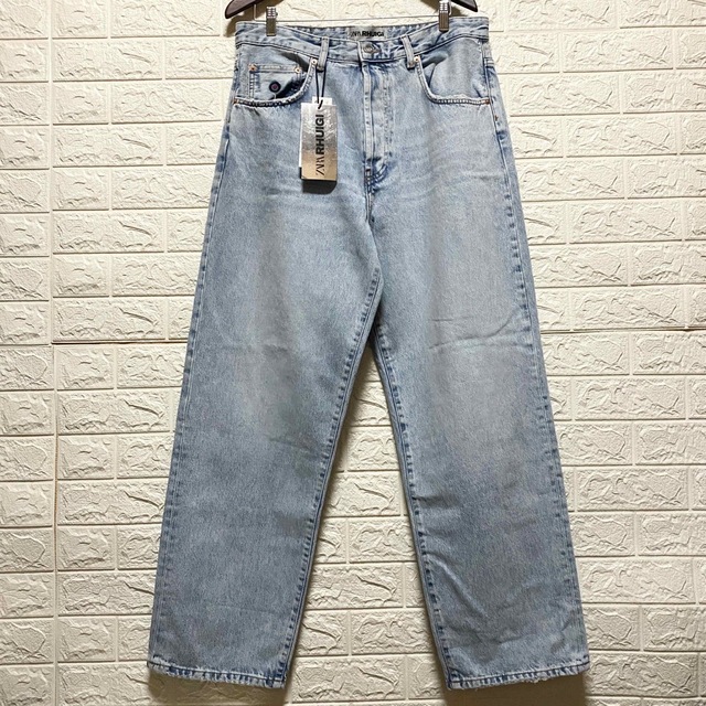 黒 桜古典 ZARA RHUIGI バギーデニム新品 | experiencemidia.com.br