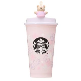 スターバックス(Starbucks)のスターバックス さくら2023 リユーザブルカップ ドリンクホールキャップベア(タンブラー)