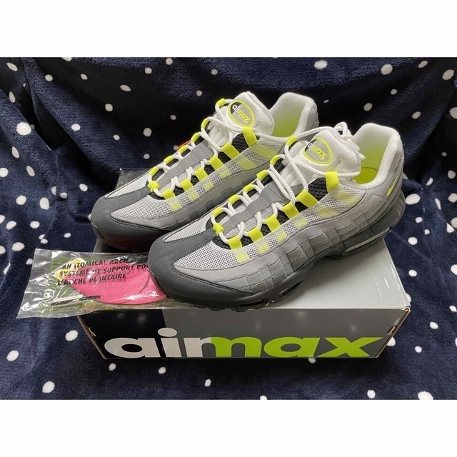 NIKE AIRMAX 95 OG NEON YELLOW 2020 #未使用品 見事な 51.0%OFF