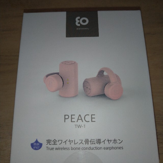 earsopen 完全ワイヤレス 骨伝導イヤホン PEACE TW-1 SAKU