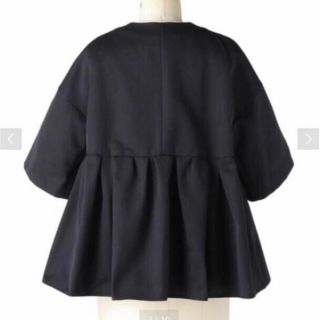 ドゥロワー ノーカラー ジャケット コート サイズ36-