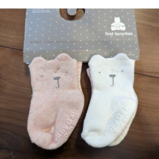 ベビーギャップ(babyGAP)の値下げ　新品☆　gapベビー　靴下　0-3ヶ月　3足セット(靴下/タイツ)