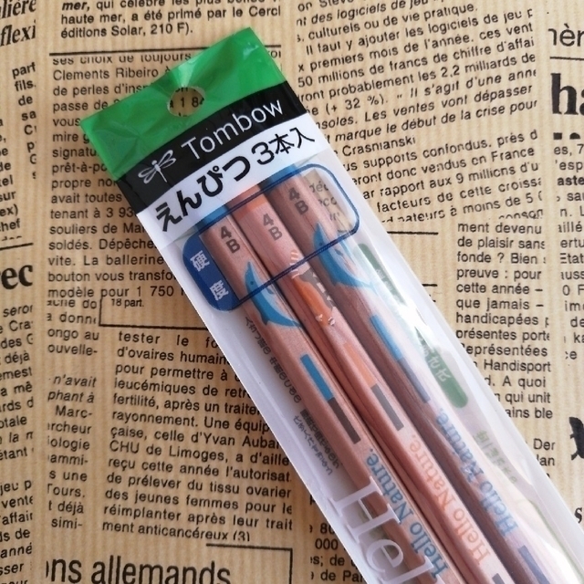 トンボ鉛筆(トンボエンピツ)のナチュラル鉛筆　7本 エンタメ/ホビーのアート用品(鉛筆)の商品写真