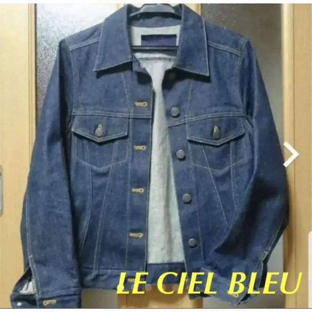 LE CIEL BLEU(ルシェルブルー)の美品 ルシェルブルー デニムジャケット Gジャン 36 レディースのジャケット/アウター(Gジャン/デニムジャケット)の商品写真