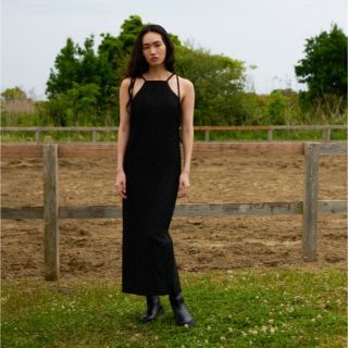 ロザリームーン(Rosary moon)のRosarymoon Flocky Flower Cami Dress (ロングワンピース/マキシワンピース)