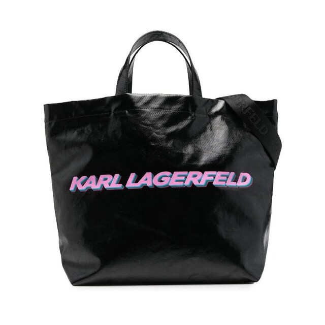 Karl Lagerfeld(カールラガーフェルド)のKarl Lagerfeld カールラガーフェルド トートバッグ ブラック レディースのバッグ(トートバッグ)の商品写真