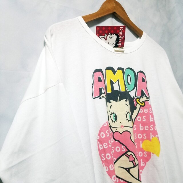 Betty Boop - ベティーブープ ベティちゃん 服 新品 ロンT 長袖シャツ 