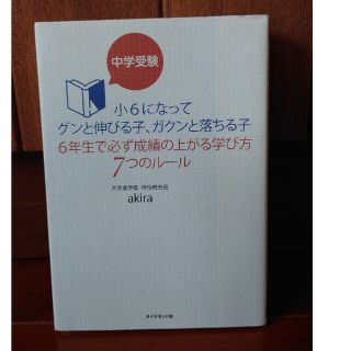 中学受験小６になってグンと伸びる子、ガクンと落ちる子６年生で必ず成績の上がる学び(その他)