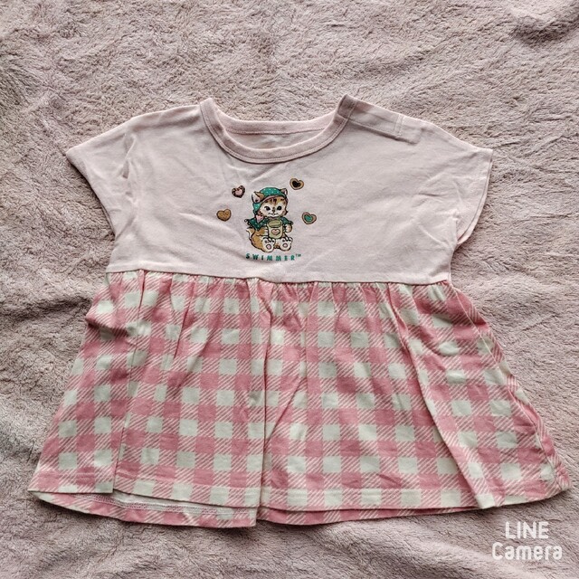 ベルメゾン(ベルメゾン)のSWIMMER　Tシャツ キッズ/ベビー/マタニティのキッズ服女の子用(90cm~)(Tシャツ/カットソー)の商品写真