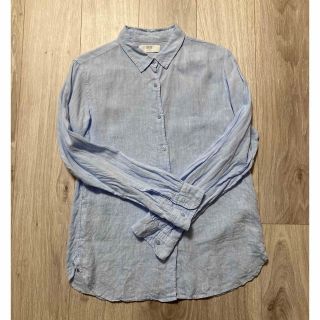 ユニクロ(UNIQLO)の【美品】UNIQLO❁リネンシャツ(シャツ/ブラウス(長袖/七分))