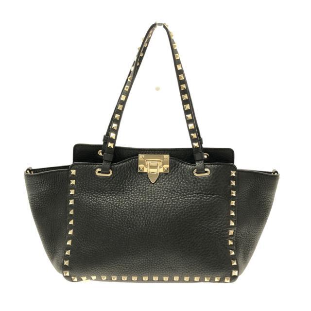 【セール】 garavani valentino - 黒 トートバッグ バレンチノガラバーニ トートバッグ 【セール】 garavani valentino - 黒 トートバッグ バレンチノガラバーニ トートバッグ