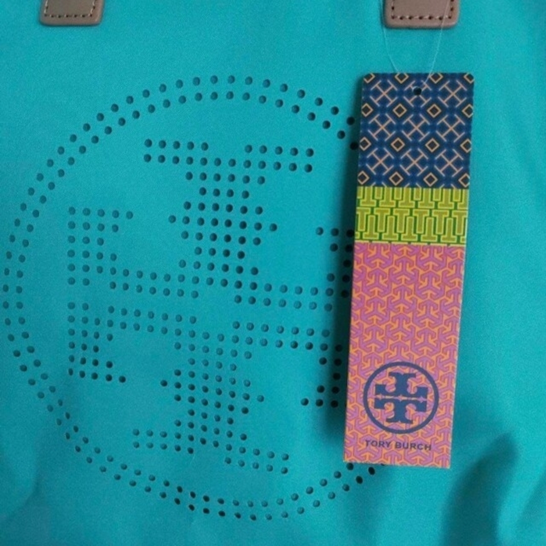 Tory Burch(トリーバーチ)の希少✩ TORY BURCH トート ショルダーバッグ ✩ターコイズ レディースのバッグ(ショルダーバッグ)の商品写真