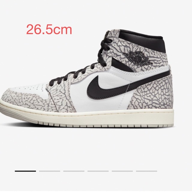 Nike Air Jordan 1 High White Cementメンズ