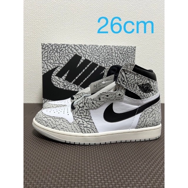 Nike Air Jordan 1 High OG White Cement260よろしくお願いします