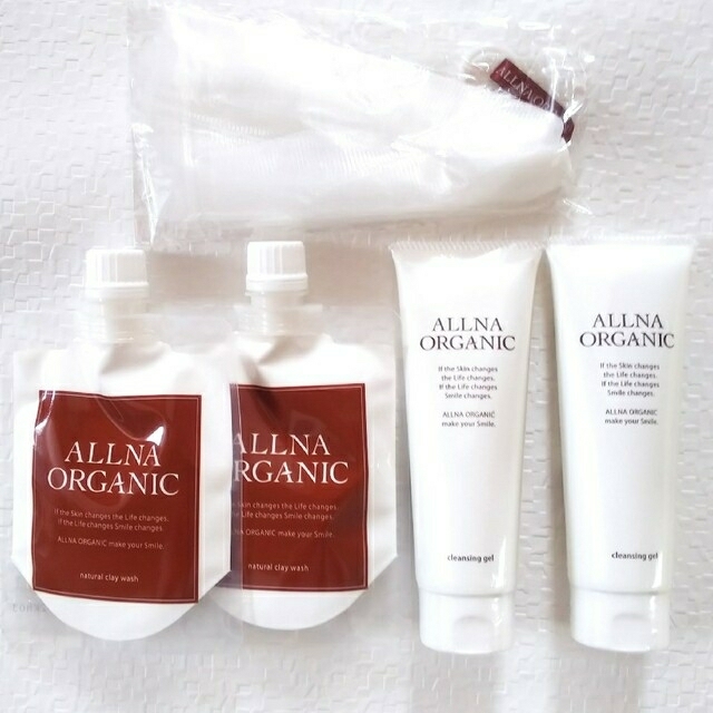 ALLNA ORGANIC(オルナオーガニック)のオルナオーガニック 泥洗顔 2個 クレンジングジェル 2個 コスメ/美容のスキンケア/基礎化粧品(洗顔料)の商品写真
