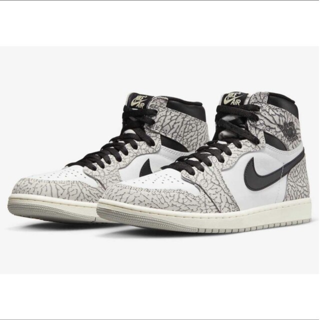 Nike Air Jordan 1 High OG "White Cement" 3